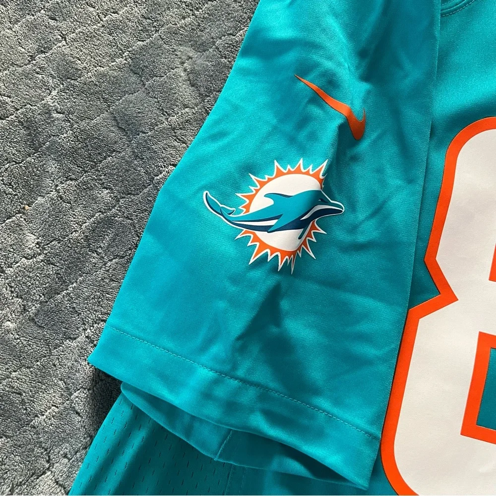 Miami Dolphins NFL Nike 80 Amendola Football‎ Jersey Men's XL Aqua